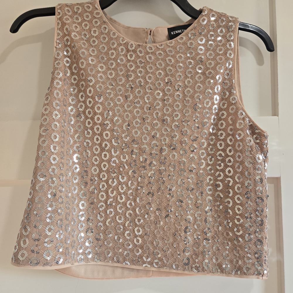 Kenneth Cole Sequin Sleeveless Top